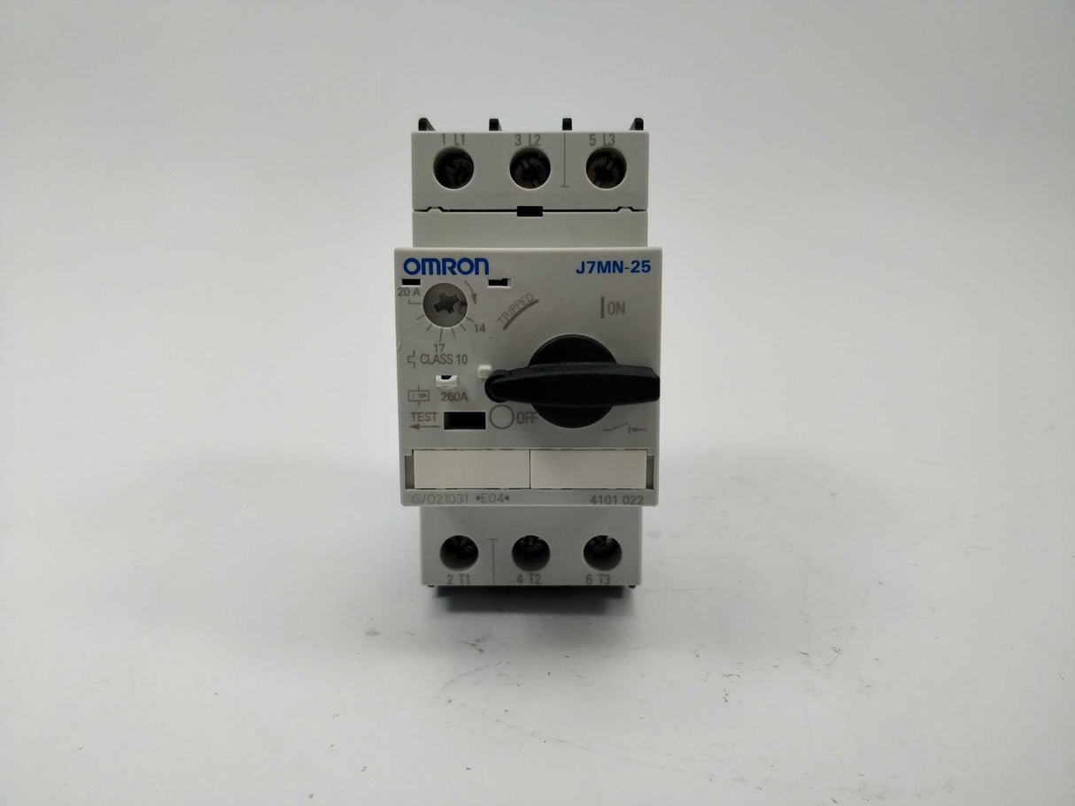 OMRON J7MN-25 MCPB rotary type 50kA. 14-20A