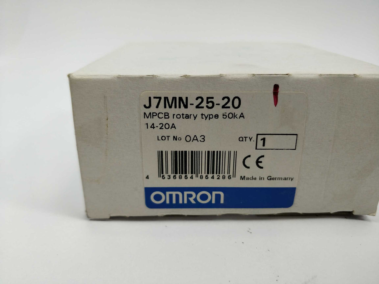 OMRON J7MN-25 MCPB rotary type 50kA. 14-20A