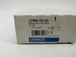 OMRON J7MN-25 MCPB rotary type 50kA. 14-20A