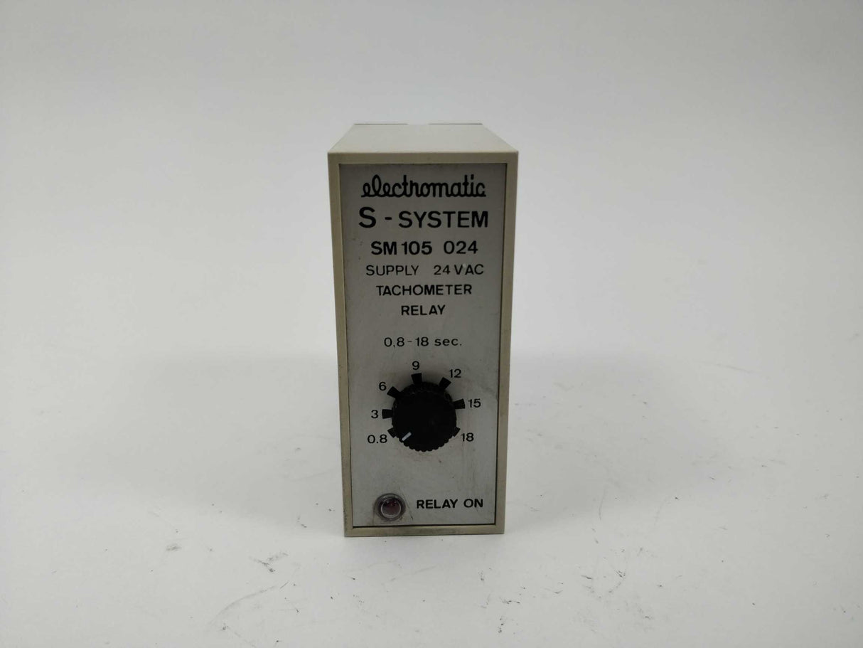 Electromatic SM105 024 Tachometer Relay