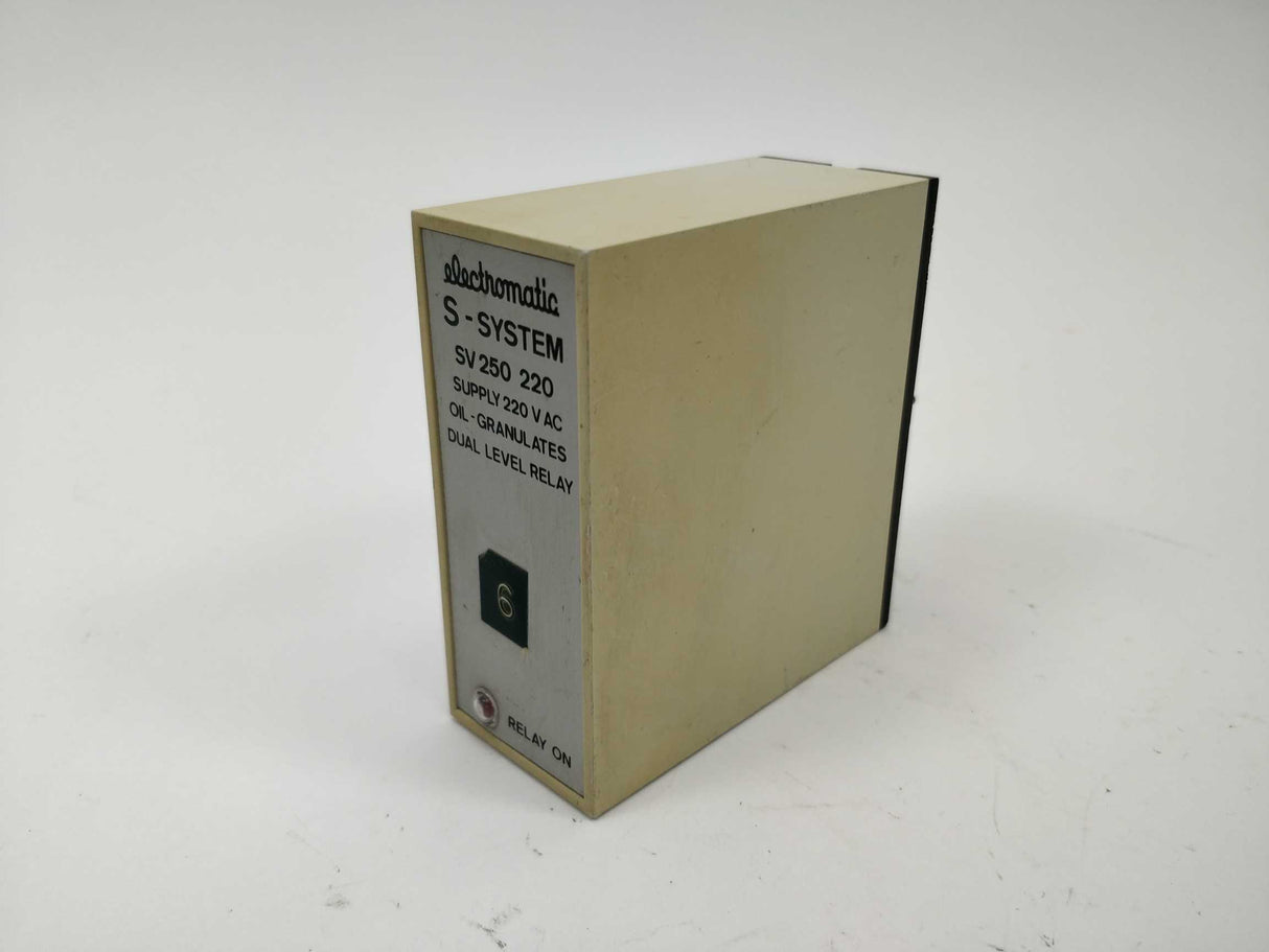 Electromatic SV250 220 Oil - Granulates Dual Level Relay