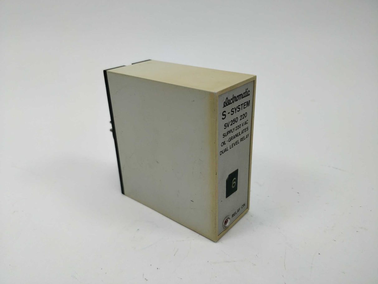 Electromatic SV250 220 Oil - Granulates Dual Level Relay