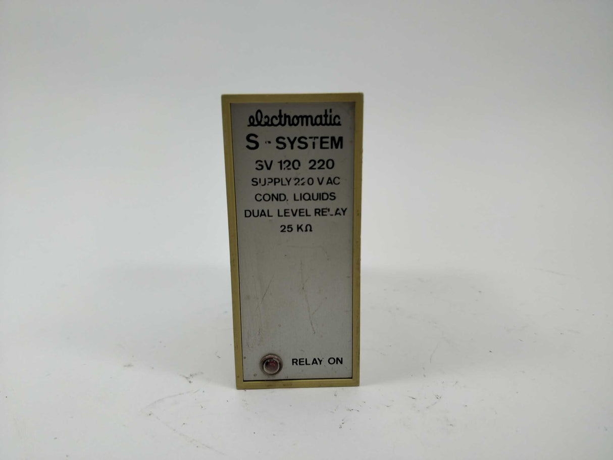 Electromatic SV 120 220 Dual Level Control Relay