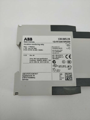 ABB 1SVR730670R0200 CM-IWS.2S Insulation Monitoring Relay, New in box