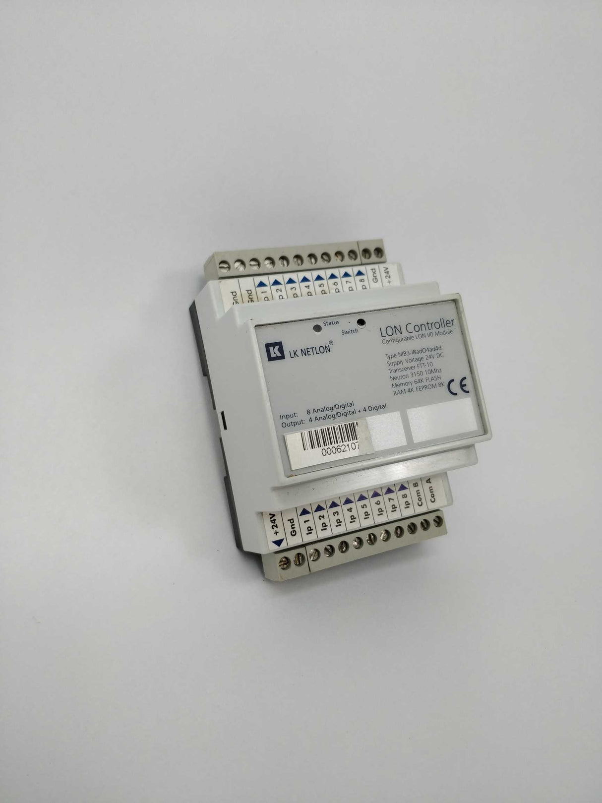 LK Netlon MB3-l8adO4ad4d Configurable LON I/O Module