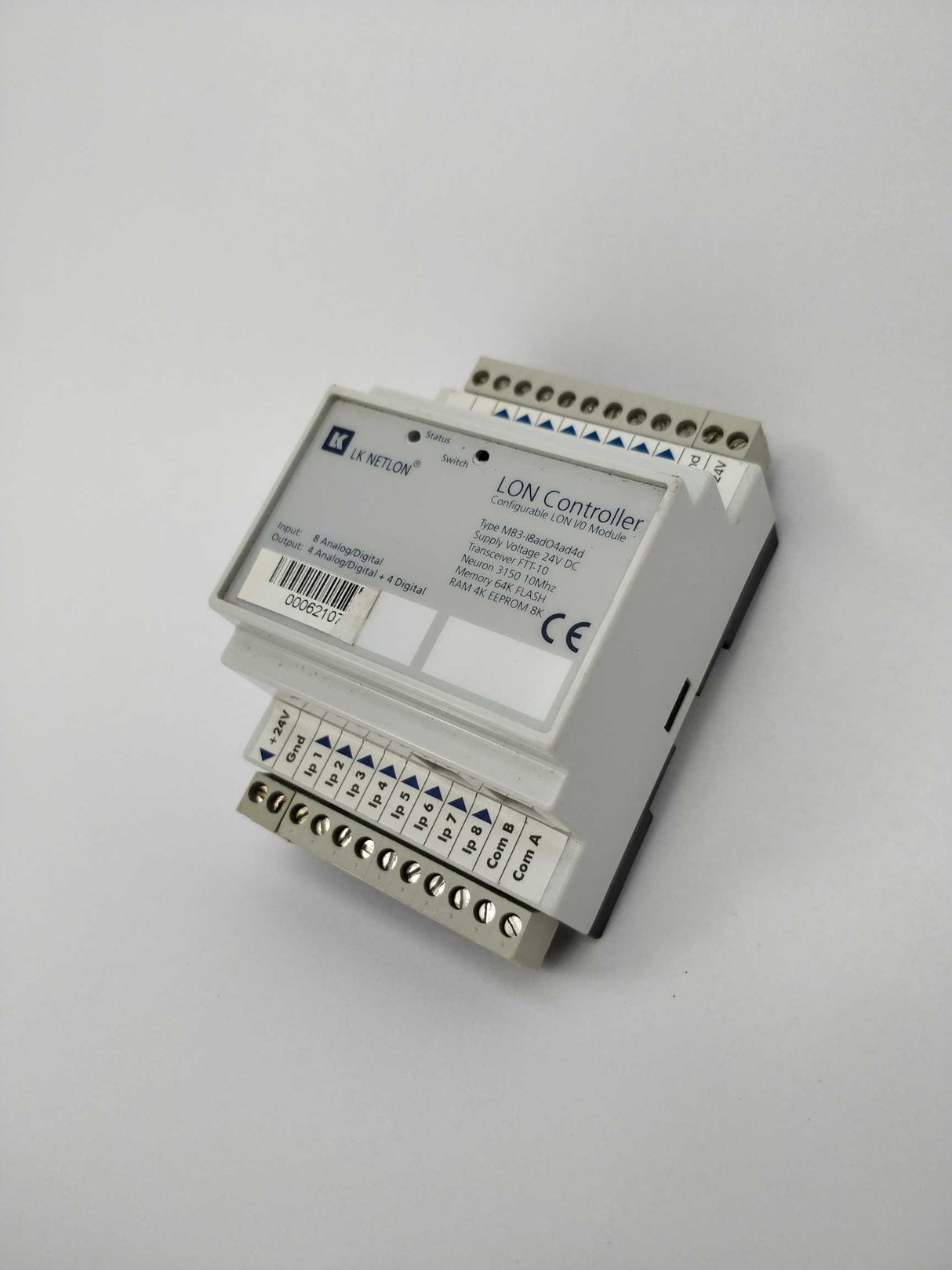 LK Netlon MB3-l8adO4ad4d Configurable LON I/O Module