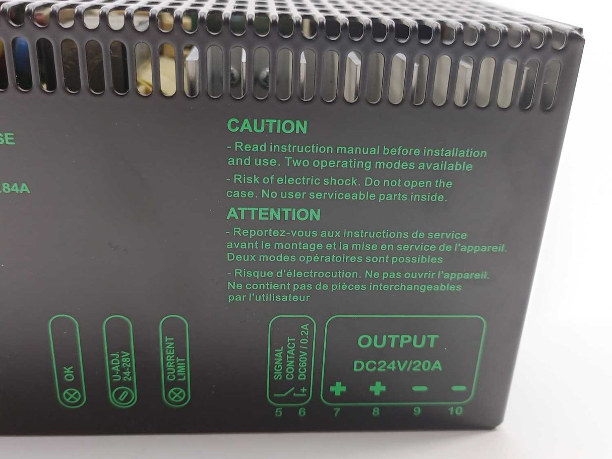 MURR Elektronik 85068 MPS20-3x400-500/24 Switch Mode Power Supply