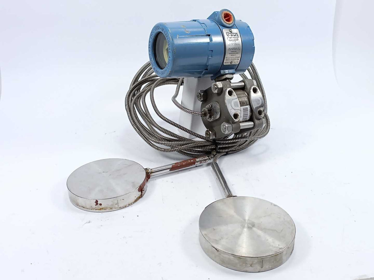 Rosemount 1151DP5S22B2S2 Pressure Transmitter w/ 2 Pcs. 1199PFW11A11D