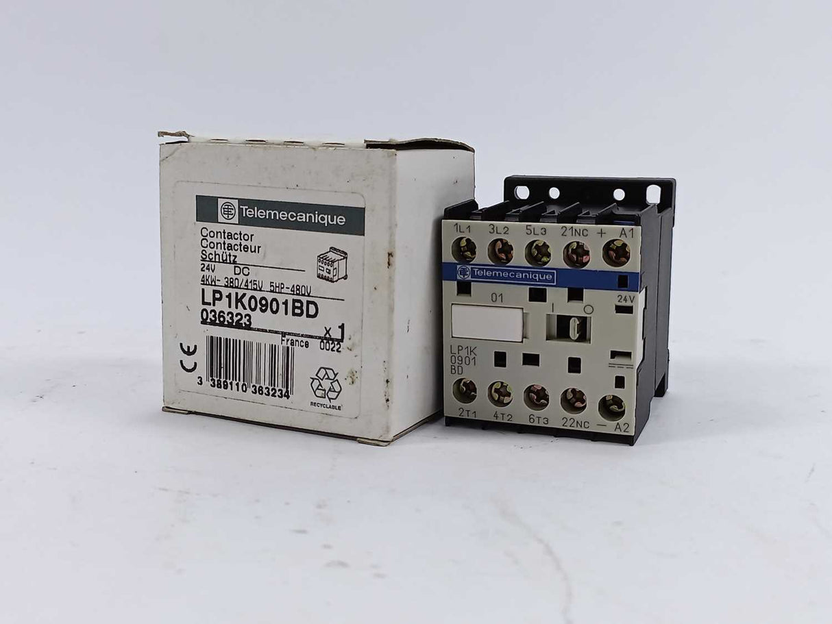 TELEMECANIQUE LP1K0901BD Miniature Contactor 24VDC