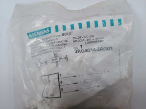 Siemens 3RG4014-3AG01 Inductive Proximity Switch