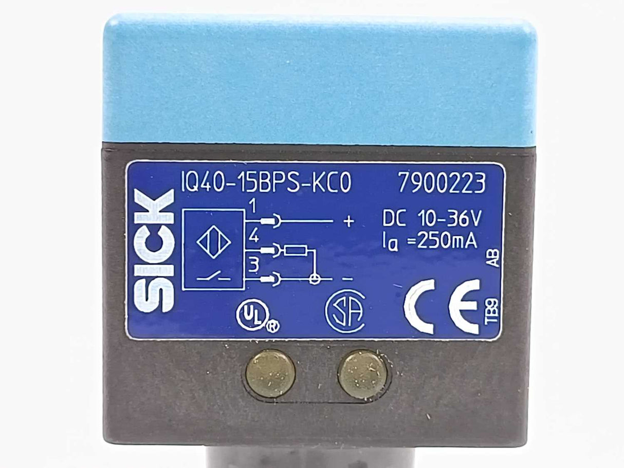 SICK 7900223 IQ40-15BPS-KC0 INDUCTIVE PROXIMITY SENSOR