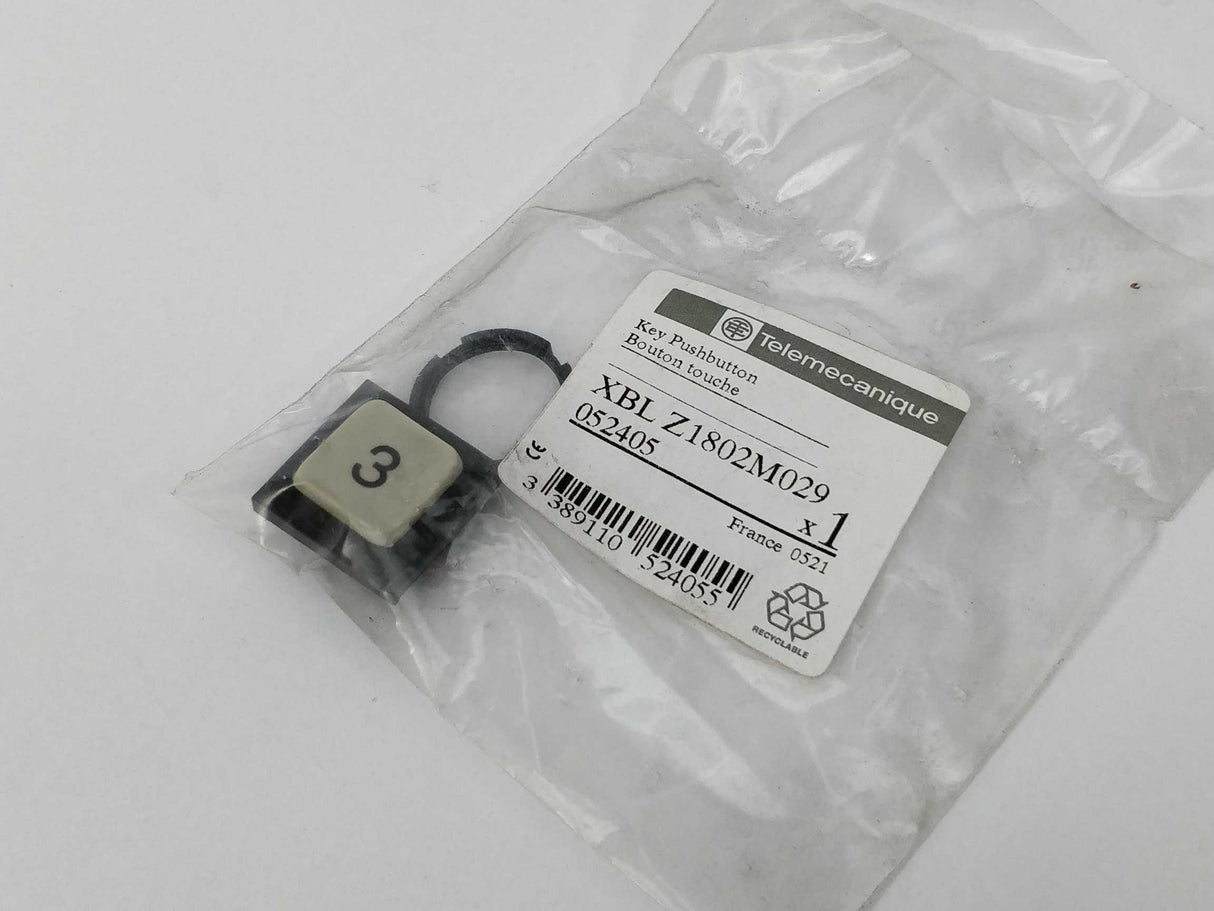 TELEMECANIQUE XBL Z1802M029 Key pushbutton 052405