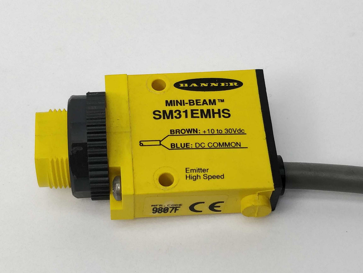 BANNER SM31EMHS Mini-Beam high speed emitter 10-30V dc