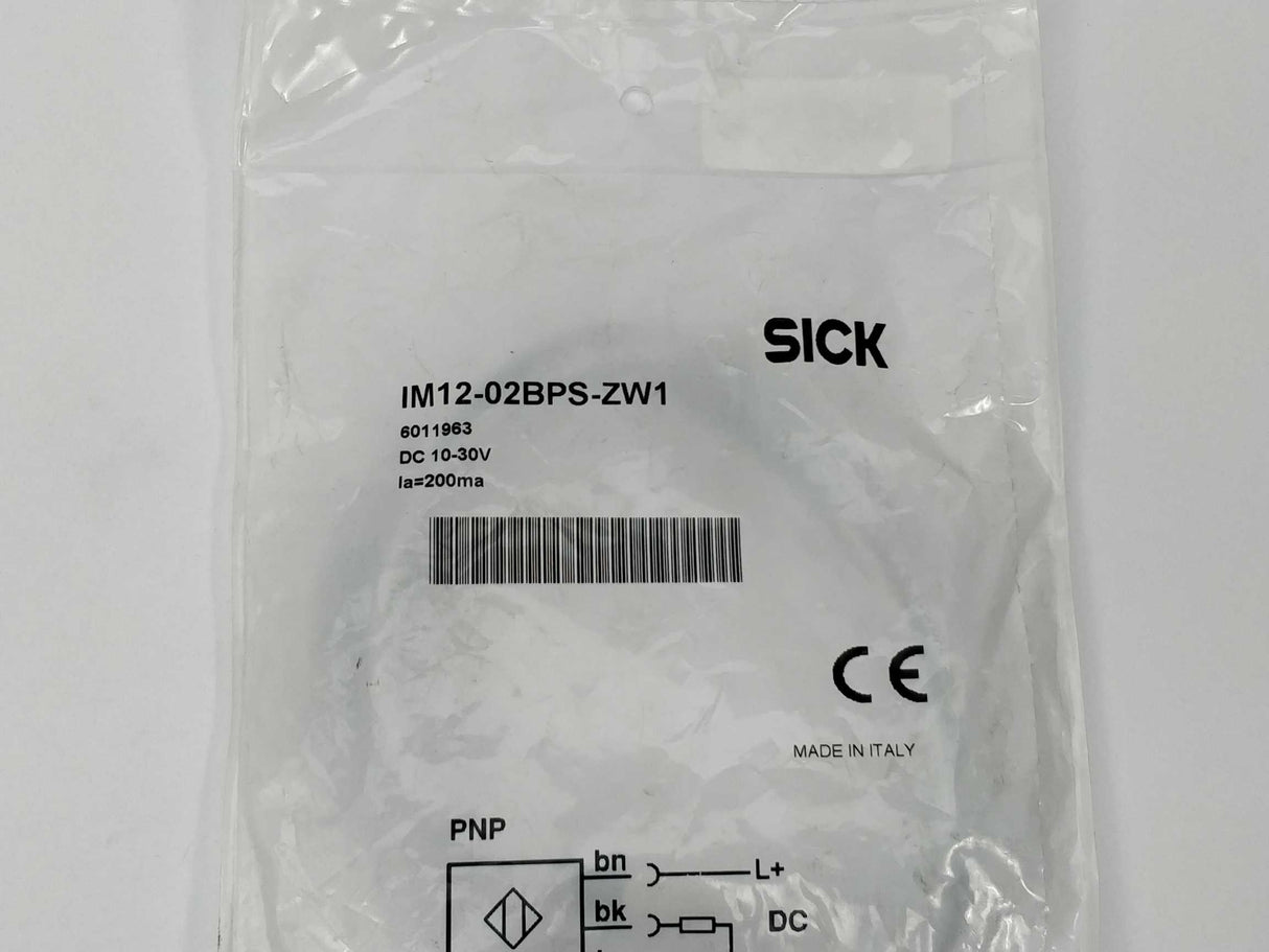 SICK IM12-02BPS-ZW1 Inductive proximity sensor 2mm