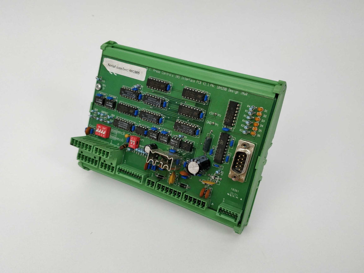 Q.I. Press Controls 10429B IRS Interface PCB V2.1