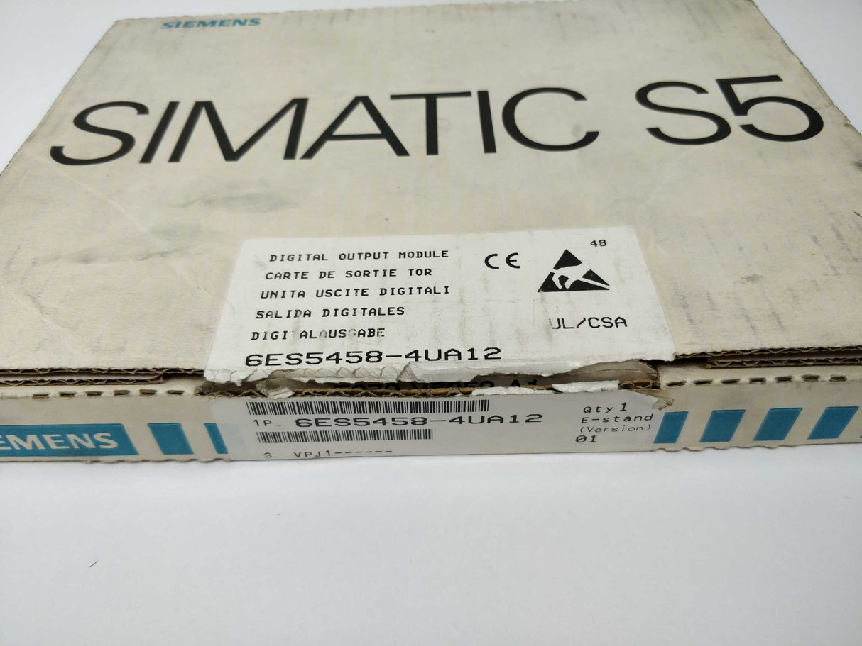 Siemens 6ES5458-4UA12 SIMATIC S5 Digital Output Module