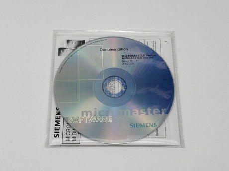 Siemens 6SE3286-2AA00 Multi-language CD MM3 vector