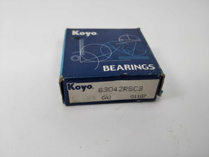 Koyo 63042RSC3 Rubber Sealed Deep Groove Ball Bearing