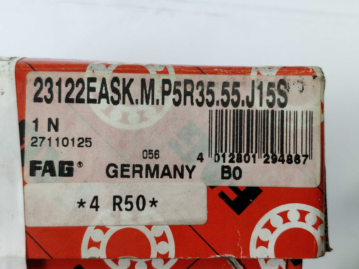 FAG 23122EASK.M.P5R35.55.J15S Spherical Roller Bearing