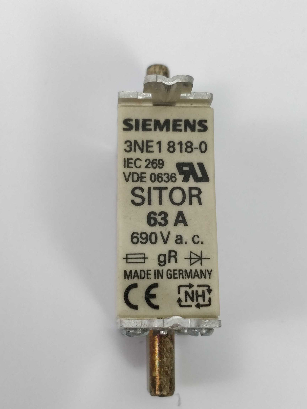 Siemens 3NE1818-0 Sitor fuse 63A 690V