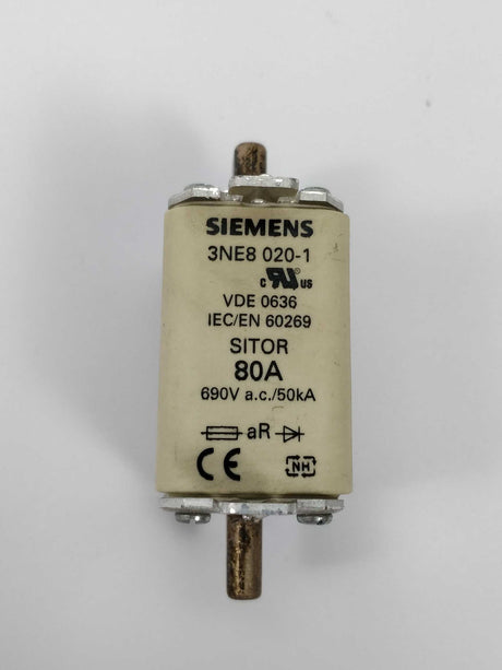 Siemens 3NE8020-1 Sitor fuse 80A 690V