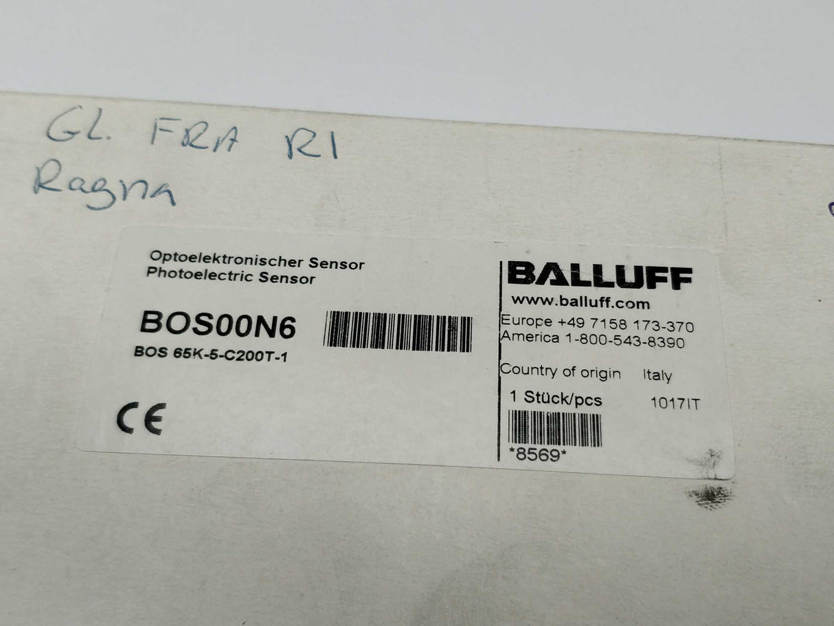 BALLUFF BOS 65K-5-C200T-1 Photoelectric sensor