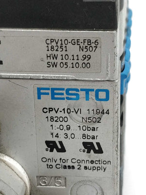 Festo CPV-10-VI  18200 Valve terminal