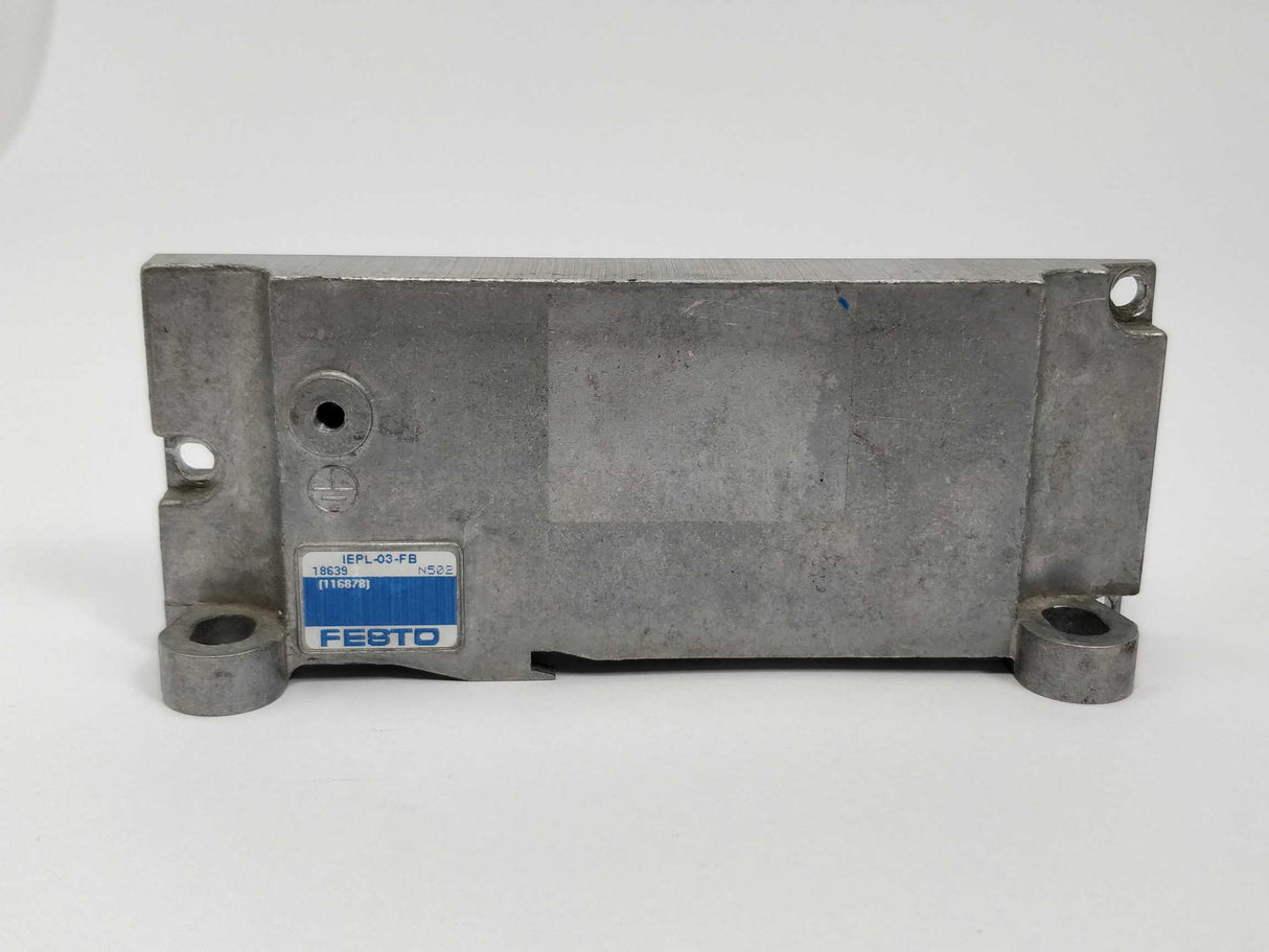 Festo 18639 IEPL-03-FB End plate