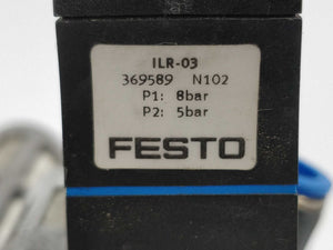 Festo 18781 End plate with 369589 Pressure regulator