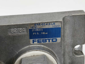 Festo 18781 End plate with 369589 Pressure regulator