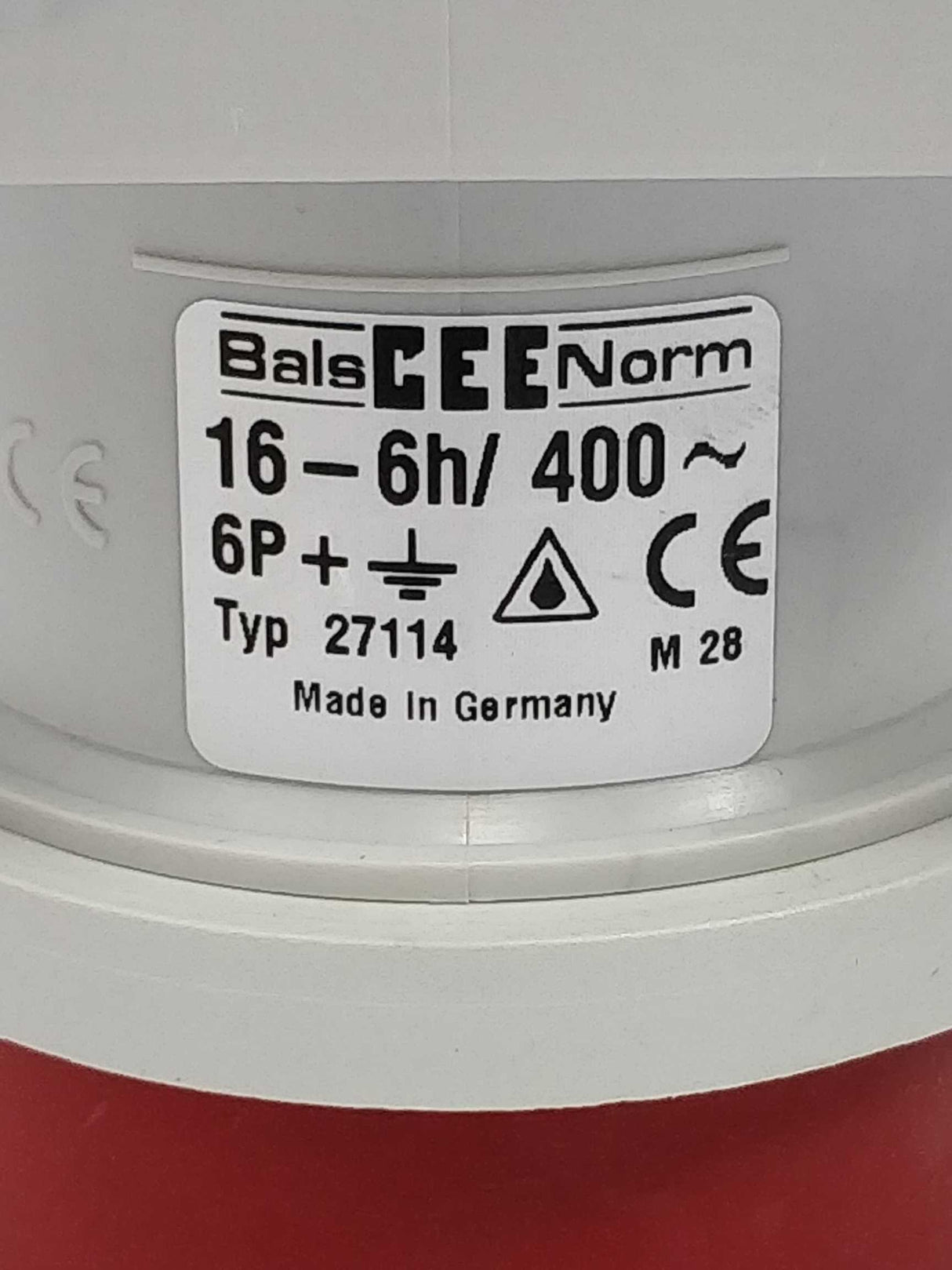 Bals Cee Norm 27114 Socket 16-6h/400~ 5 Pcs.