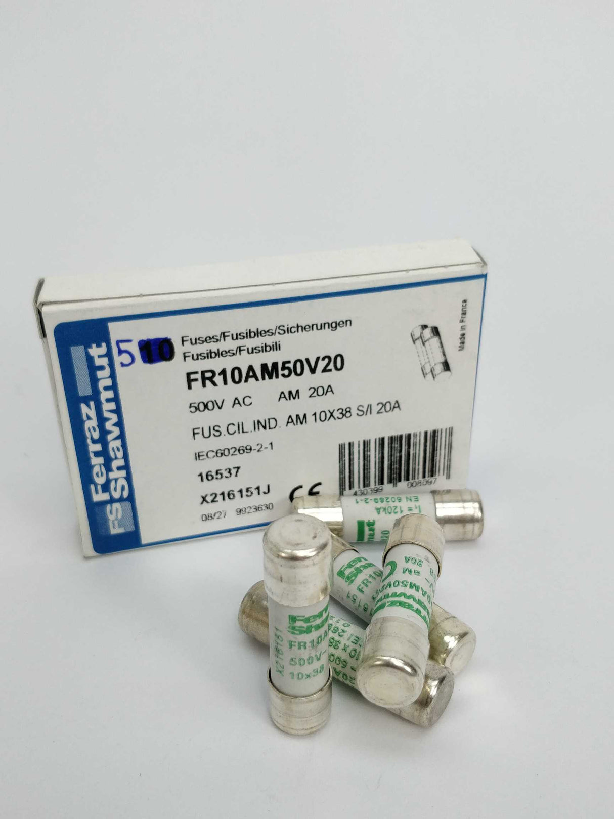 FERRAZ SHAWMUT FR10AM50V20 5 Pcs fuses