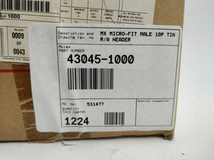 Molex 430451000 Right-Angle Header, 170 Pcs.