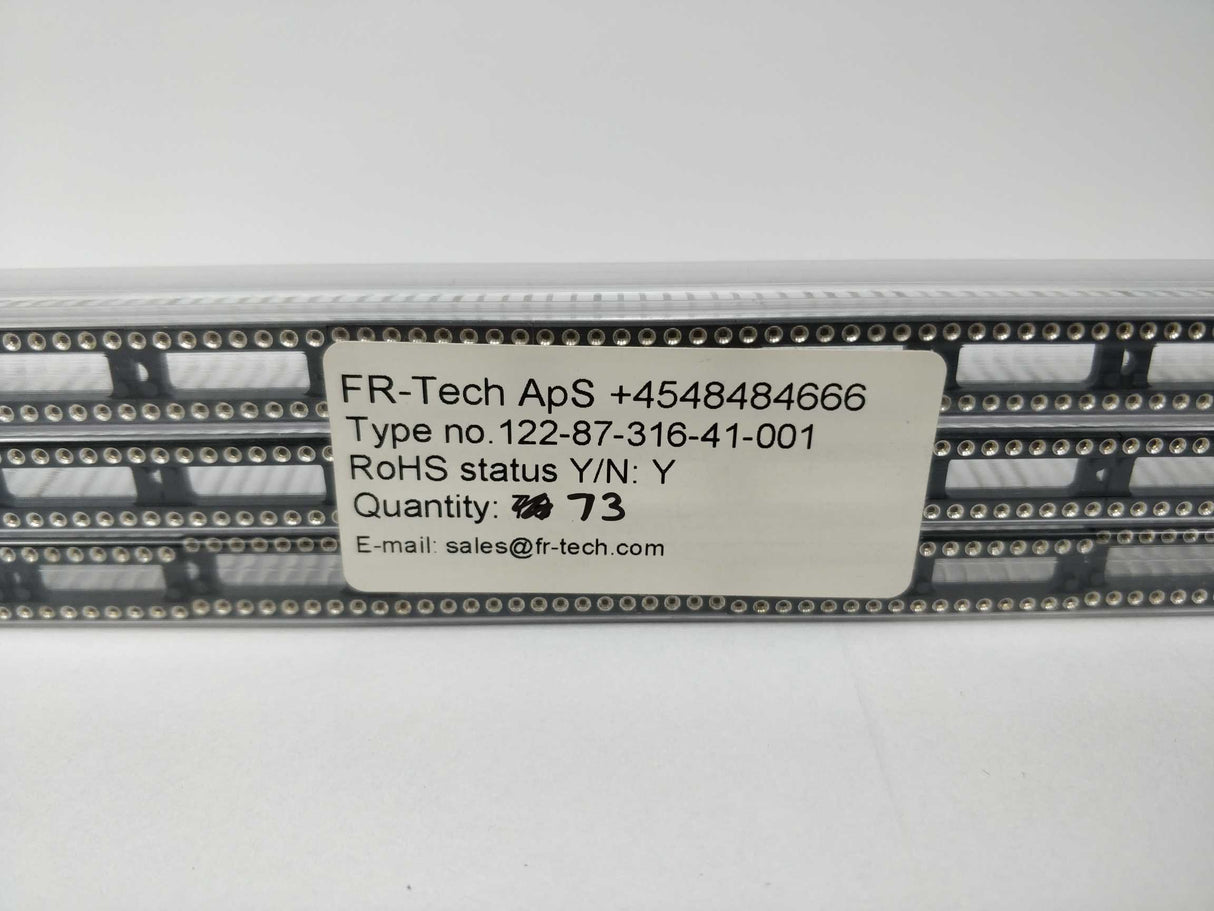 Preci-dip 122-87-316-41-001 DIL socket 16poles 73pcs