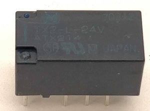 Panasonic Electric Works TX2-L-24V  Telecom Relay, 5 Pcs.