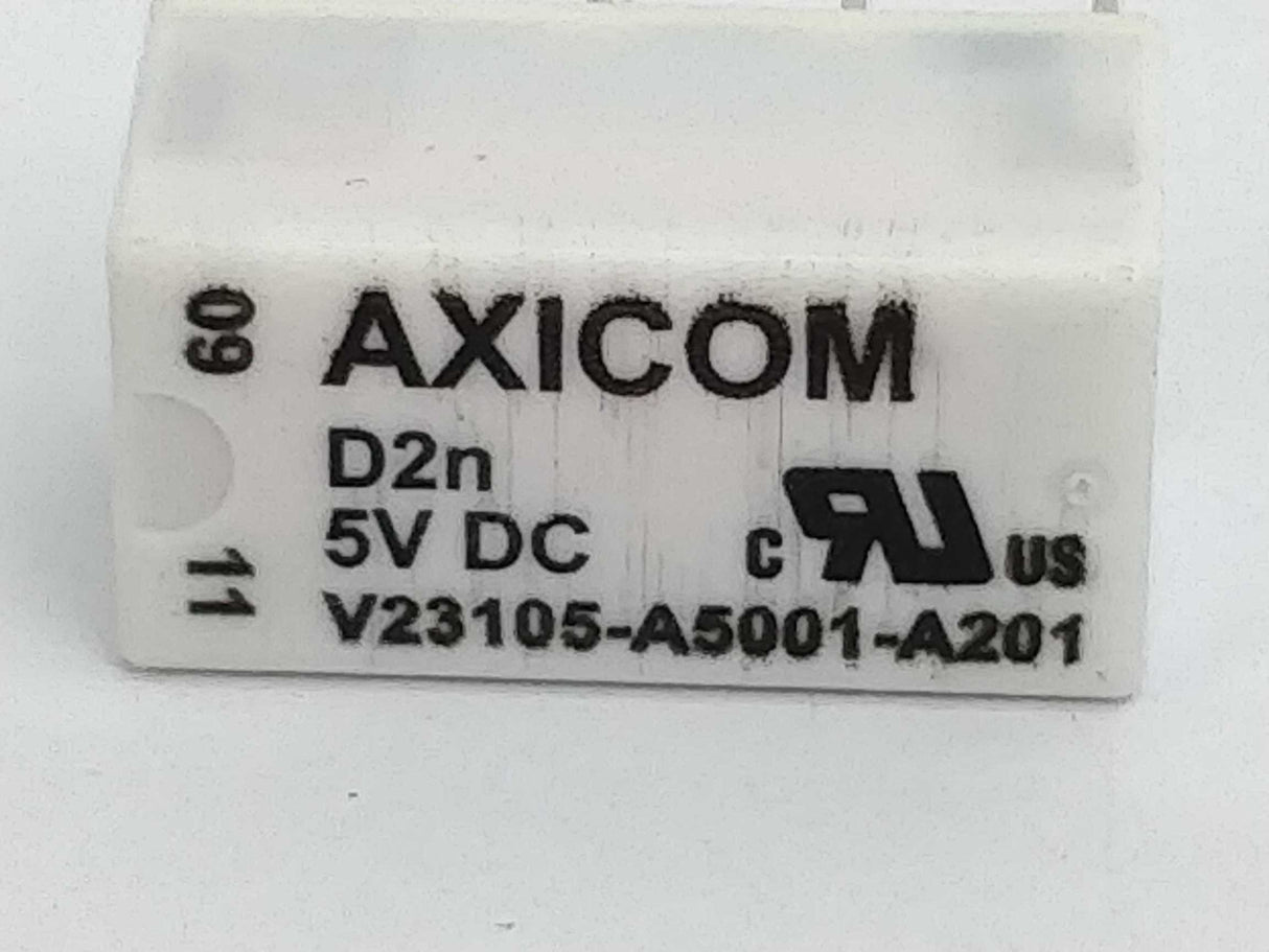 AXICOM D2N Signal Relays, 5VDC Coil, 7 Pcs.