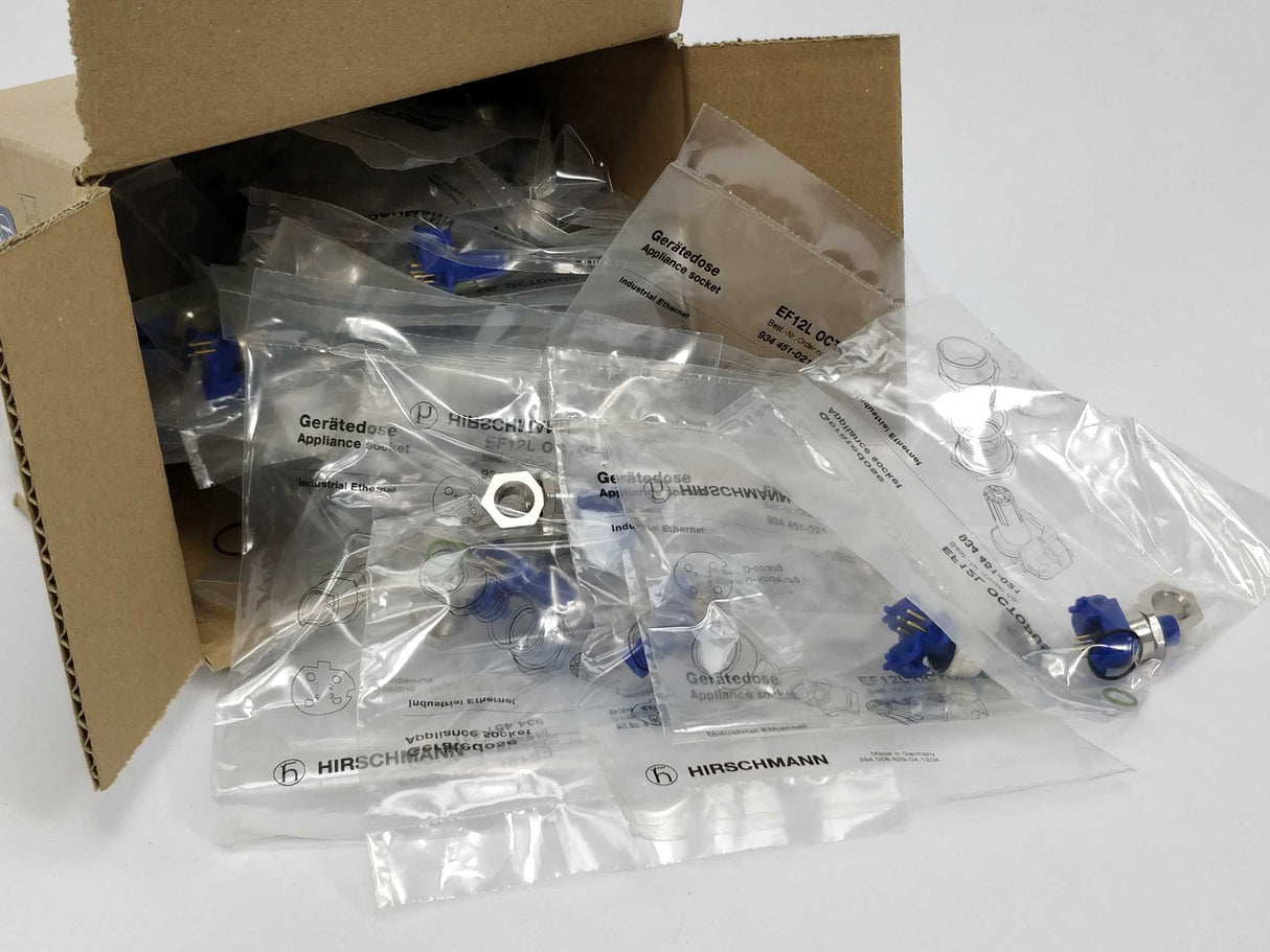 Hirschmann EF12L OCTOPUS Industrial ETHERNET Connector  25 Pcs.