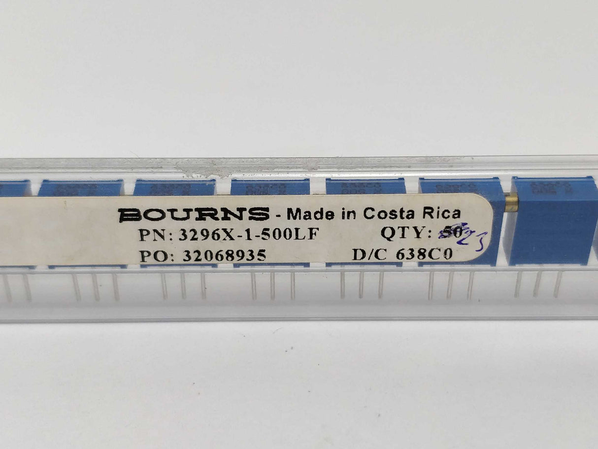 Bourns 3296X-1-500LF Trimmer Resistors, 23 Pcs