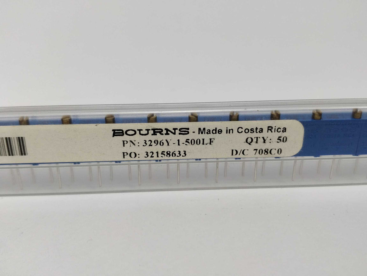 Bourns 3296Y-1-500LF Trimmer Resistors, 50 Pcs.