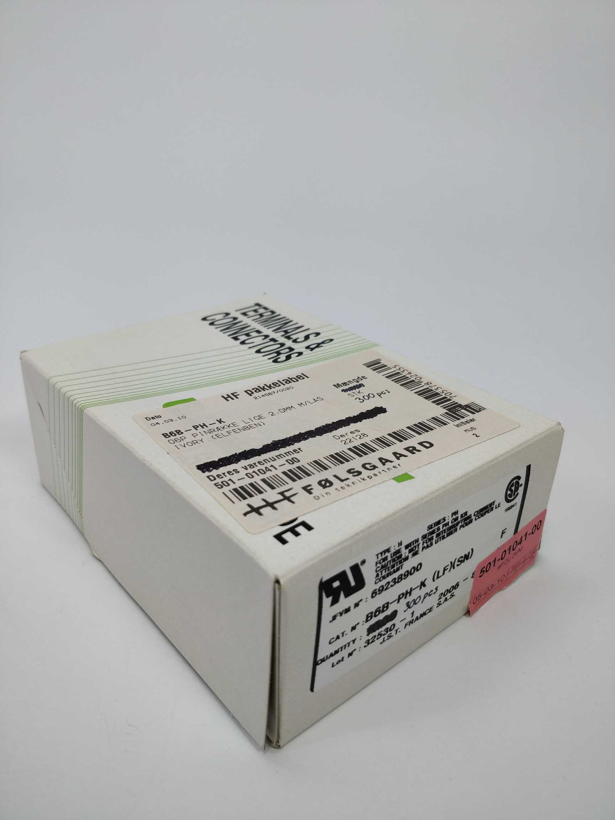 JST B6B-PH-K (LF) (SN) Connector header 300pcs