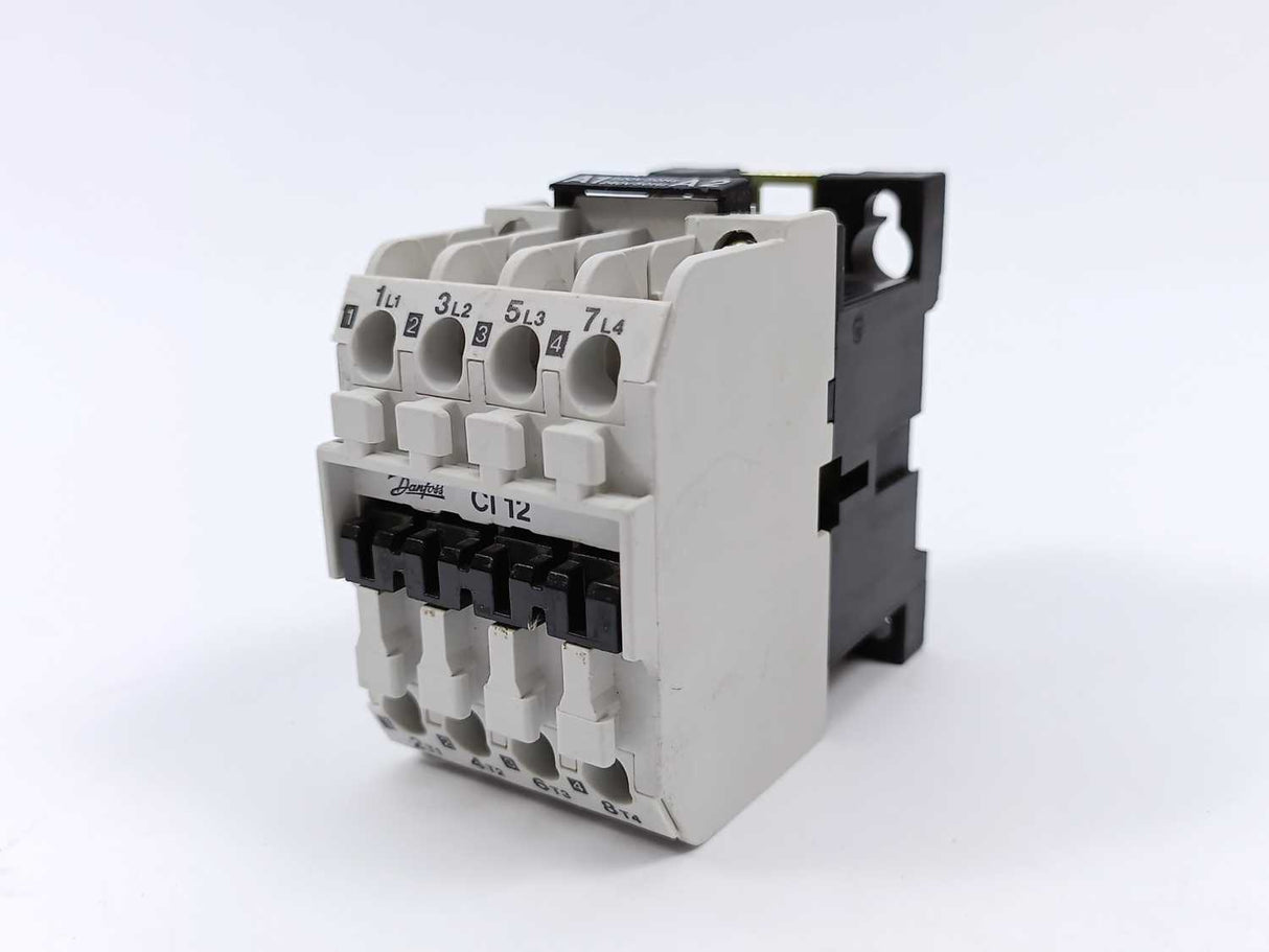 Danfoss 037H0032 Contactor Type CI 12 w/ 4 Main Contacts