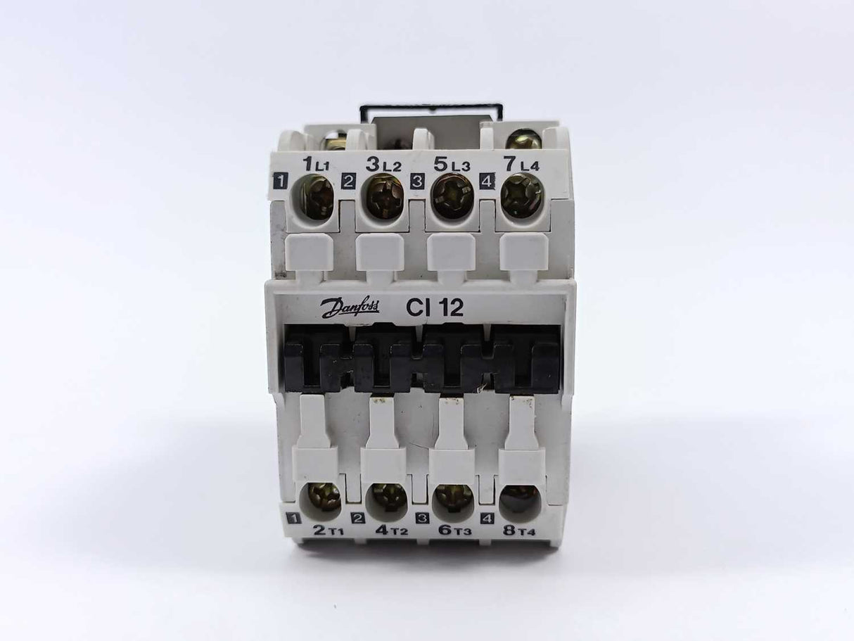 Danfoss 037H0032 Contactor Type CI 12 w/ 4 Main Contacts