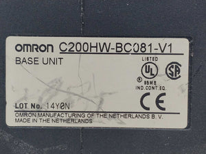 OMRON C200HW-BC081-V1 Base Unit