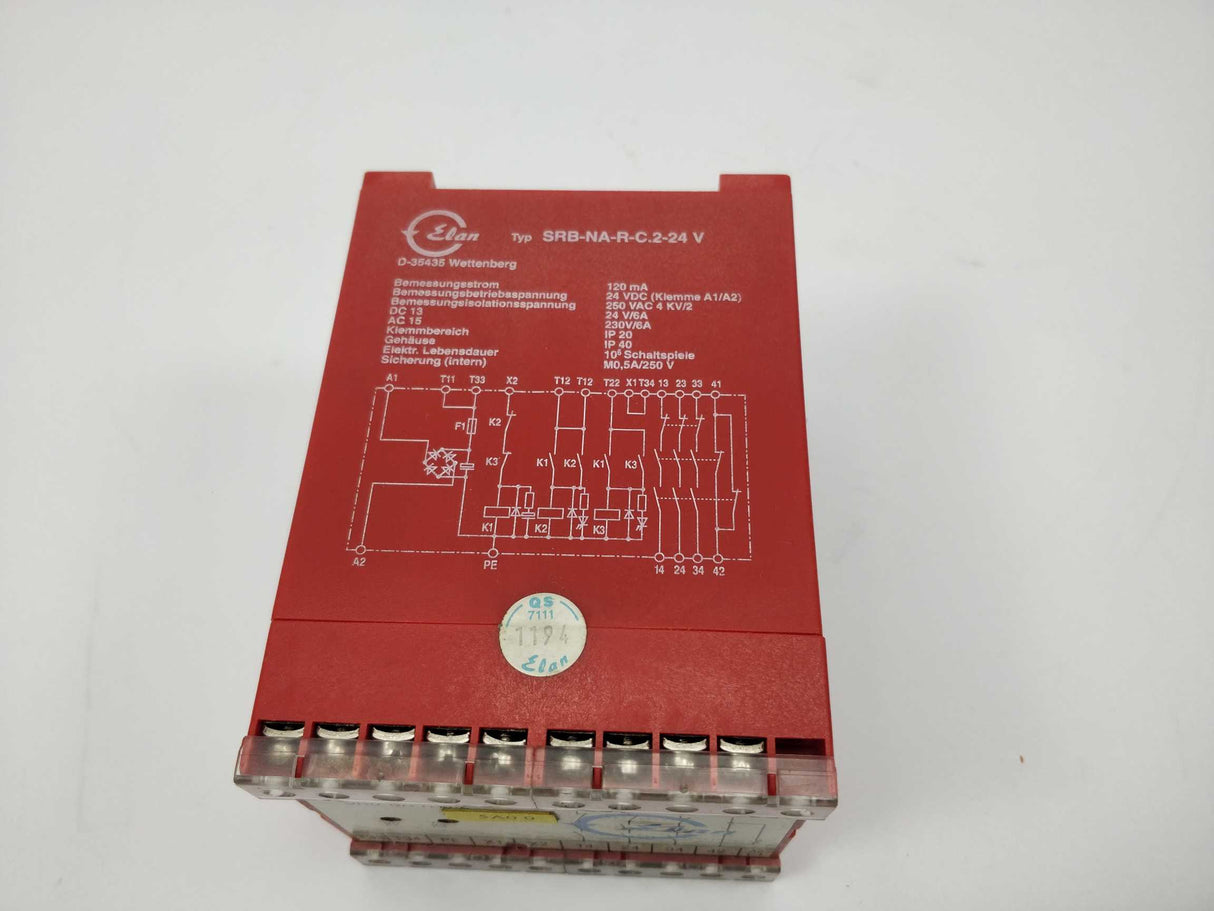 Elan SRB-NA-R-C.2-24V 120 mA, 250VAC 4 KV/2, 24v/6A ip 20 / IP40