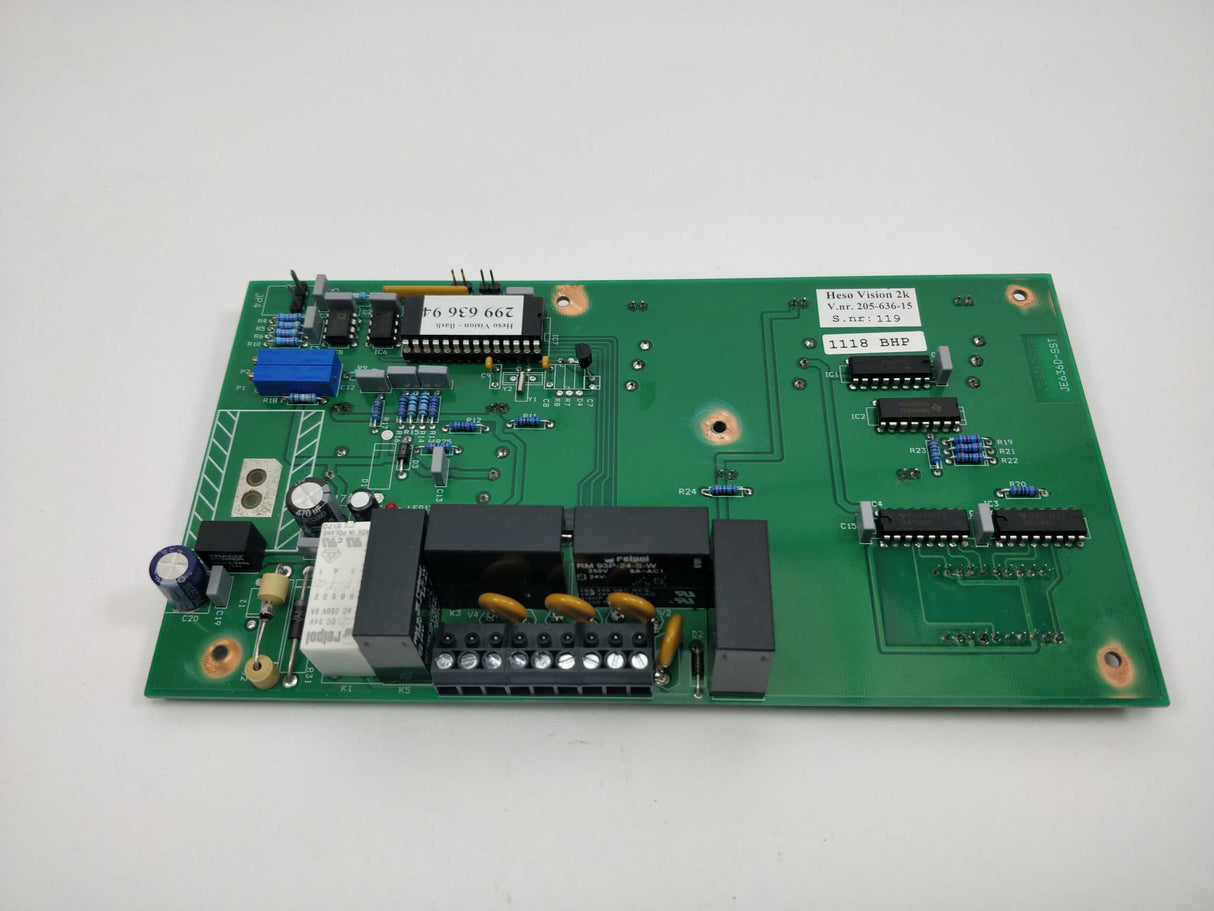 Hesø Vision 205-636-15 Circuit Board 1118 BHP / JE323D-SST