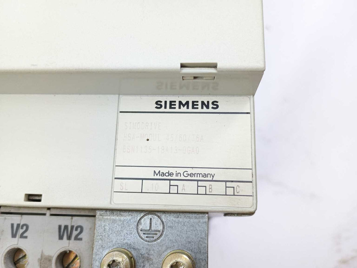 Siemens 6SN1135-1BA13-0GA0 With 6SN1121-0BA13-0AA0