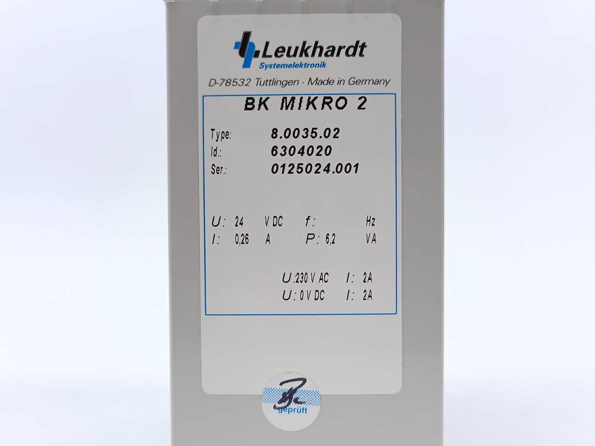 Leukhardt 8.0035.02 BK MIKRO 2 6304020