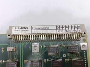 Siemens 6FX1121-4BA03 Module Card