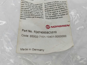 NORGREN FD674085SC5S10 Pneumatic straight fitting