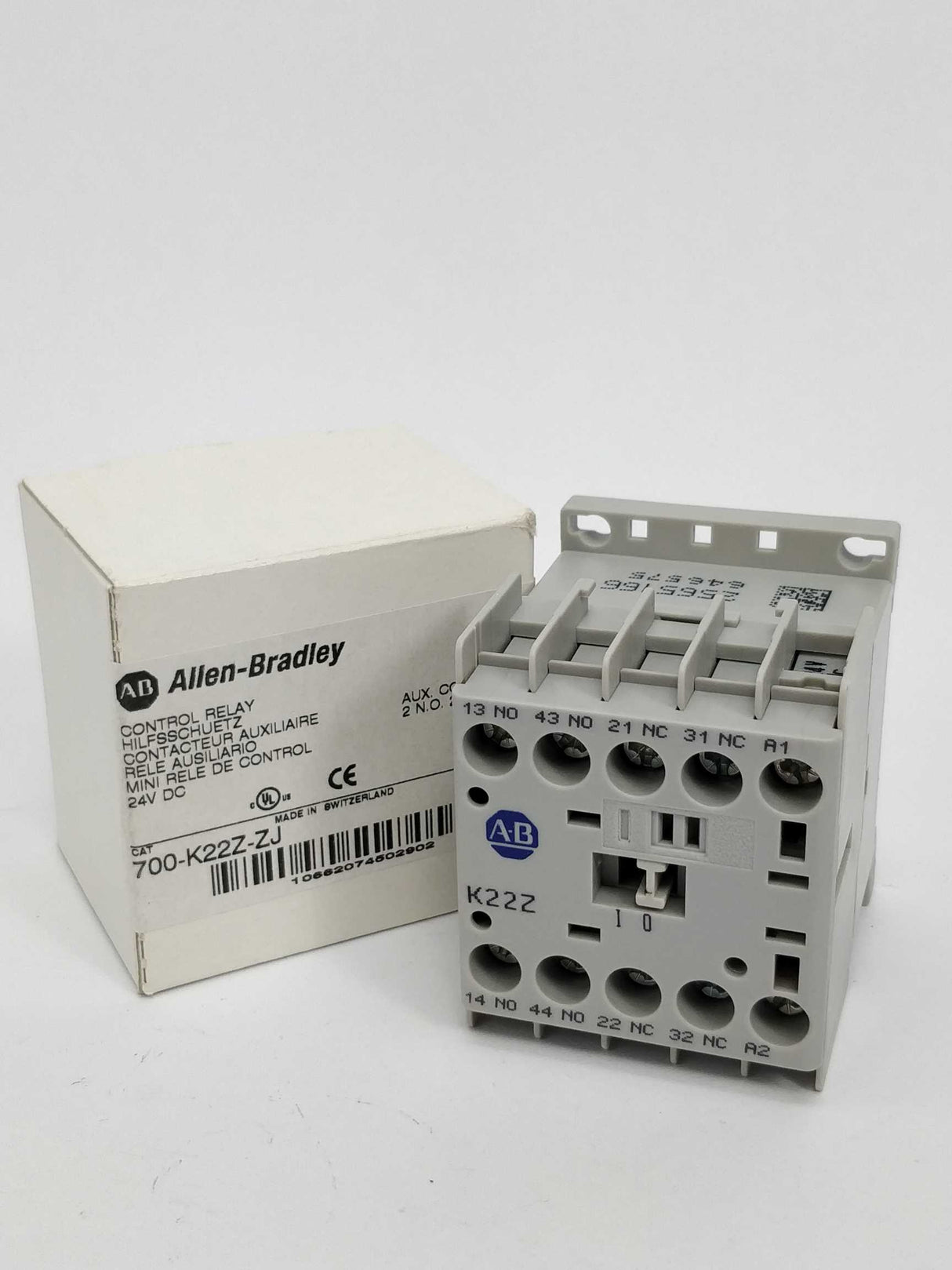 ALLEN-BRADLEY 700-K22Z-ZJ Control relay ser.A, Not used